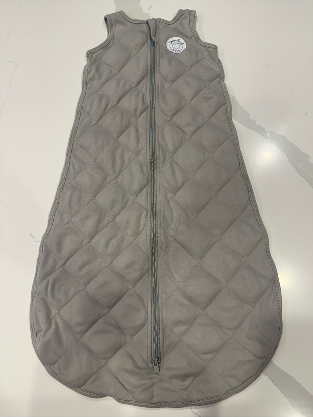 Gray Dreamland Baby Weighted Sleep Sack with Front Zipper, 12-24 months